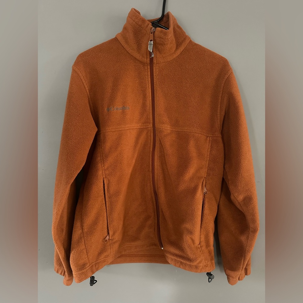 Men’s Columbia Rust Orange Full-Zip Fleece